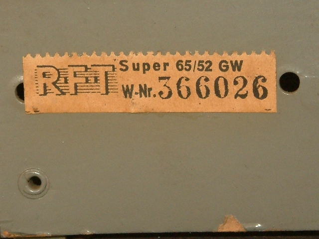 Sonneberg Super65/52GW